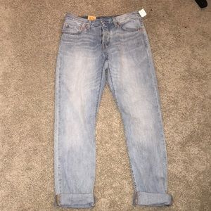 Levi’s 501 straight leg high waisted jeans